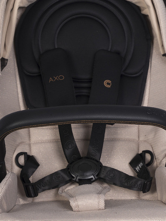 Cavoe Axo Shine Wózek Głęboko-Spacerowy 2w1 + Torba + Adaptery Flamingo