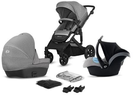 Kinderkraft Prime Lite Wózek Głęboko-spacerowy 07 Gray