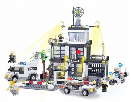 Klocki Blocki MyPolice Duzy Komisariat 631 el.