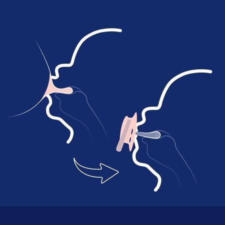 Lovi Smoczek Silikonowy Dynamiczny 18m+ 2 szt Tie Dye Blue 22/920boy