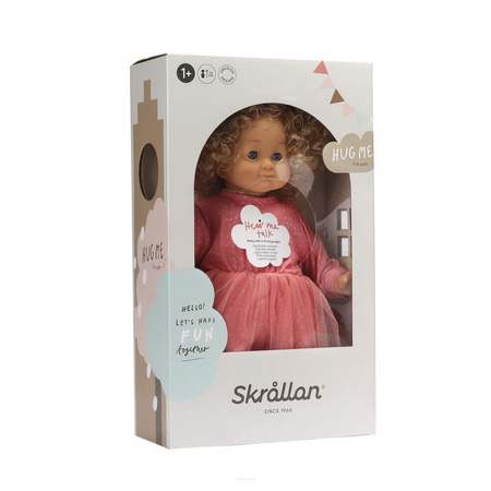 Skrallan Duża Lalka Interaktywna Lillan Blondynka