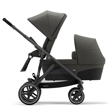 Cybex Gazelle S Wózek Bliźniaczy Soho Grey rama Black