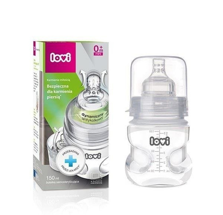 Lovi Butelka Samosterylizująca z Użyciem Kuchenki Mikrofalowej 150ml 21/573