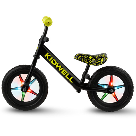 Kidwell Rebel Led Rowerek Biegowy Neon Yellow