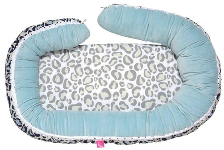 Motherhood Gniazdo Niemowlęce + Kojec Junior 2w1 Ocelot Niebieski