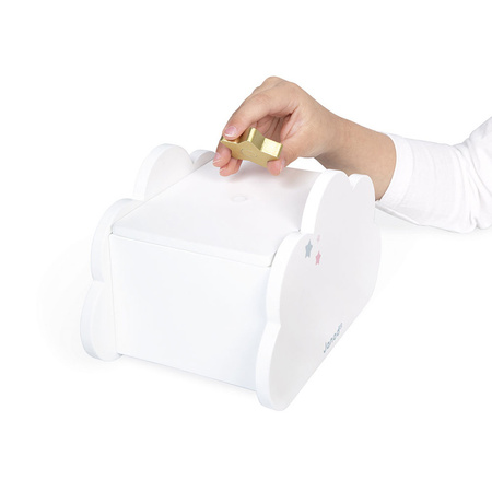 Janod Szkatułka na biżuterię z lusterkiem, naszyjnikiem i bransoletką Jednorożce 3+