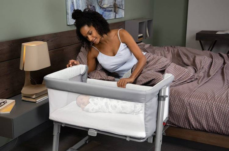 Chicco Next2me Dream Evo Łóżeczko Dostawne Grey Re_Lux