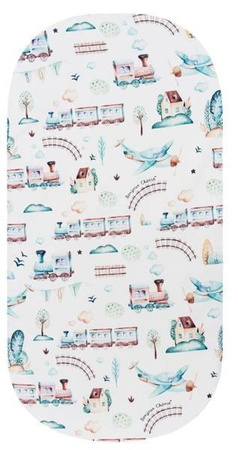 Bonjour Cherie Bambusowe Prześcieradło do Gondoli i Kosza Mojżesza 35x75cm Ciuchcie