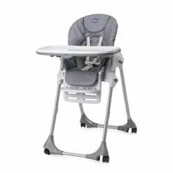 Chicco Krzesełko Do Karmienia Polly Easy 4 Koła  Grey Melange