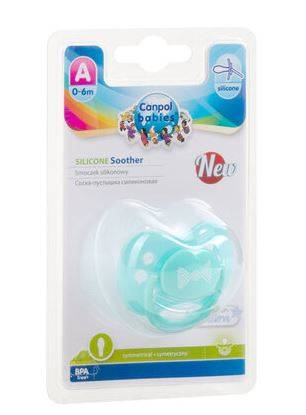 Canpol Babies Pastelove Smoczek Uspokajający Silikonowy Symetryczny 0-6m