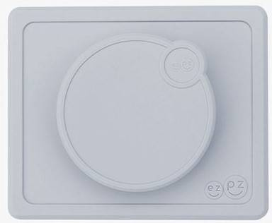 EZPZ Silikonowa Pokrywka Do Miseczki Mini Bowl Pastelowa Szarość