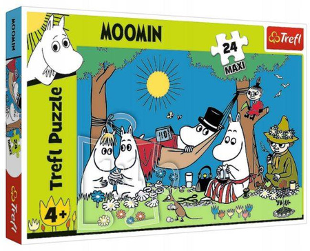 Trefl Puzzle 24 el. Maxi Radosny Dzień Muminków
