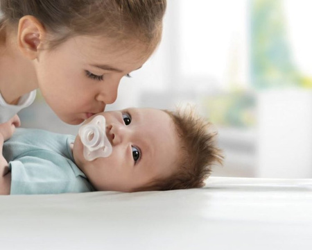 Chicco Smoczek Uspokajający Physioforma Mini Soft Silikonowy 0-2m Boy 2 Szt Girl