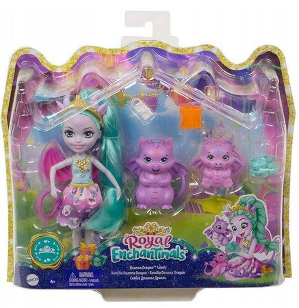 Mattel Enchantimals Rodzina Wielopak GJX43 - GYJ09