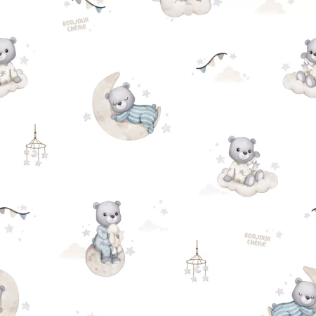 Bonjour Cherie 5-punktowa bambusowa wkładka Misie