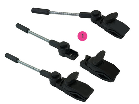 Bomix Parasolka Do Wózka Eko Skóra Niebieska