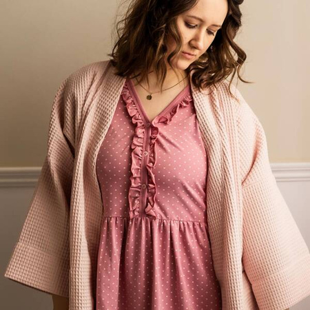 Eevi Linda Koszula Ciążowa Różowa Serca Rozmiar XL