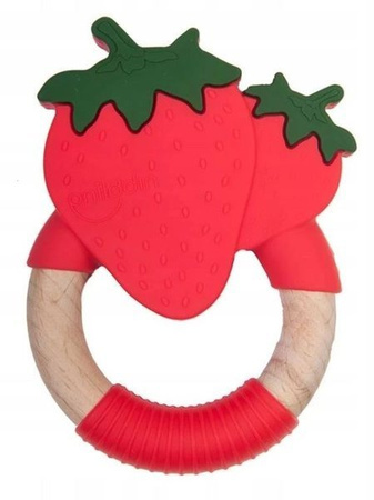 Nibbling Gryzak Drewniany Superfood Truskawka