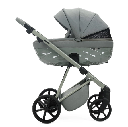 Adamex QUANTUM NATURA Wózek Głęboko-Spacerowy QN-7 Salvia