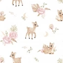 Bonjure Cherie Bambusowy Śpiworek do spania Średniaka 3-12 mc Sarenki