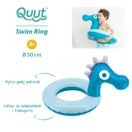 QUUT Kółko do pływania średnie Ø 50 cm Konik morski