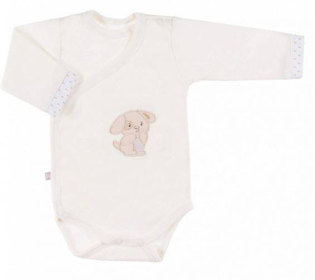 Body Newborn Długi Rękaw Ecru r.46