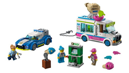 Lego City Klocki Policyjny Pościg za Furgonetką z Lodami 60314