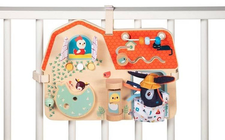 Lilliputiens Drewniana Tablica Manipulacyjna Farma 9m+