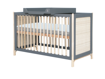 Theo Bebe Oceania Łóżeczko Ratanowe 60x120cm Silex