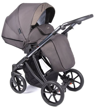 Coletto Dante Wózek Głęboko-Spacerowy 2w1 D-10 Czarno-Grafitowa Rama