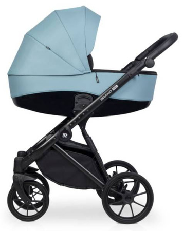 Riko Brano Pro Wózek Głęboko-Spacerowy 2w1 Crystal Blue