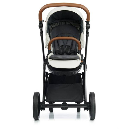 Roan Ivi Wózek Głęboko-Spacerowy Rama Gold Mat Raven