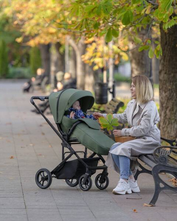 Carrello Alfa 2024 CRL-5508 Wózek Spacerowy Midnight Black