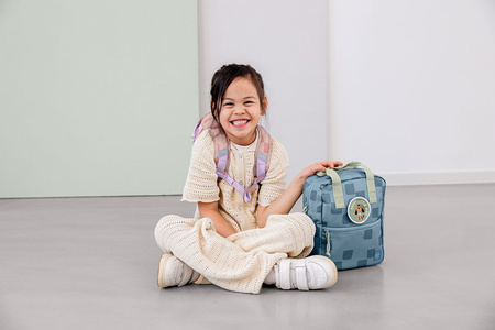 Lassig Plecak mini kwadratowy Pattern Party Blue