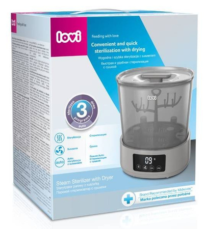 Lovi Elektryczny Sterylizator Parowy z Suszarką 12/209