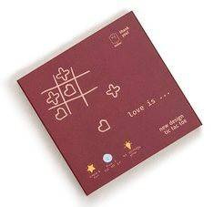 Drewniana Zabawka Kółko Krzyzyk Miłość Naturalny Babai XO-LOVE