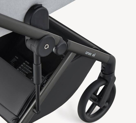 Anex Eli Wózek Głęboko-Spacerowy No.5 + Cybex Aton B2 i-Size Fotelik Samochodowy 0-13kg + Baza One Volcano Black