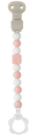 Nattou Silikonowa Zawieszka Różowo-Biała