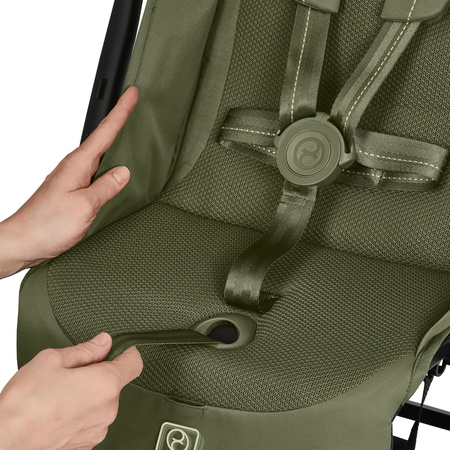 Cybex Libelle 2025 Wózek Spacerowy Rama Taupe Moss Green + Cybex Pałąk