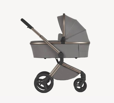 Anex Flo Wózek Głęboko-Spacerowy Charm + Cybex Aton B2 i-Size Fotelik Samochodowy 0-13kg + Baza One Volcano Black