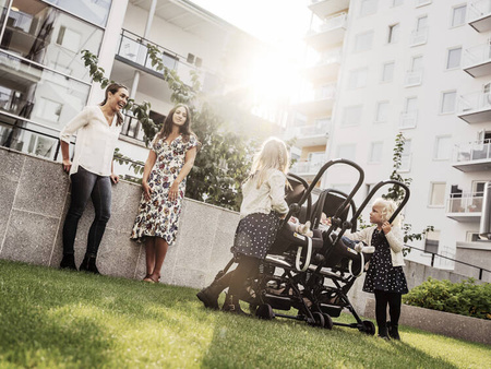 Bumprider Connect 3 Wózek Spacerowy Czarna Rama Czarny