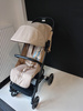 [OUTLET] Cybex Beezy Wózek Spacerowy Rama Czarna Almond Beige 2024