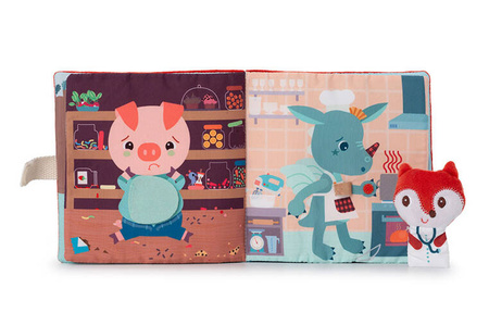 LILLIPUTIENS Książeczka aktywizująca z mini-pacynką Doktor Lisiczka Alice 12 m+