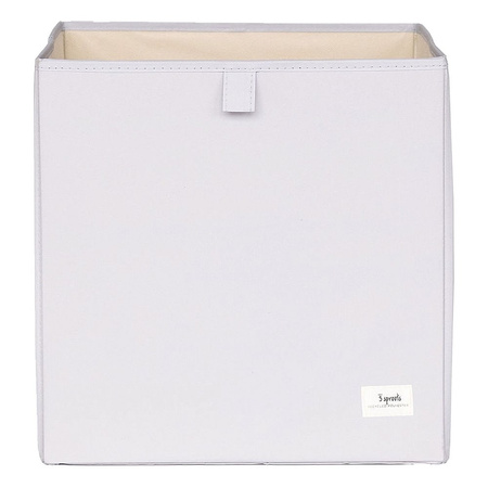 3 Sprouts Recycled Pudełko Na Zabawki Solid Light Gray
