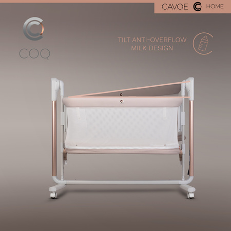 Cavoe Elektryczna kołyska łóżeczko 4w1 COQ Cashmere