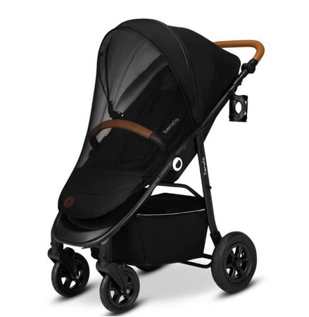 Lionelo Natt Wózek Spacerowy Black Onyx