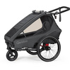 Qeridoo Kidgoo1 Przyczepka Rowerowa Steel Grey
