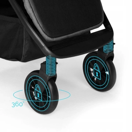 Kidnort Sjölejon Wózek Spacerowy Czarny