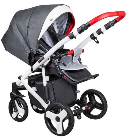 Coletto Florino New Wózek Głęboko-Spacerowy 2w1 FN-02 Czarna Rama