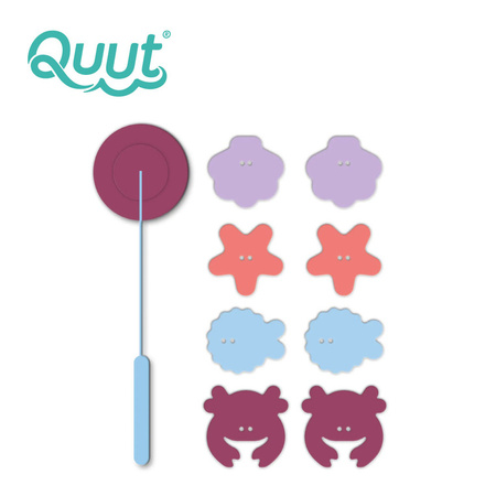 QUUT Zestaw piankowych naklejek do kąpieli z wędką Seaside